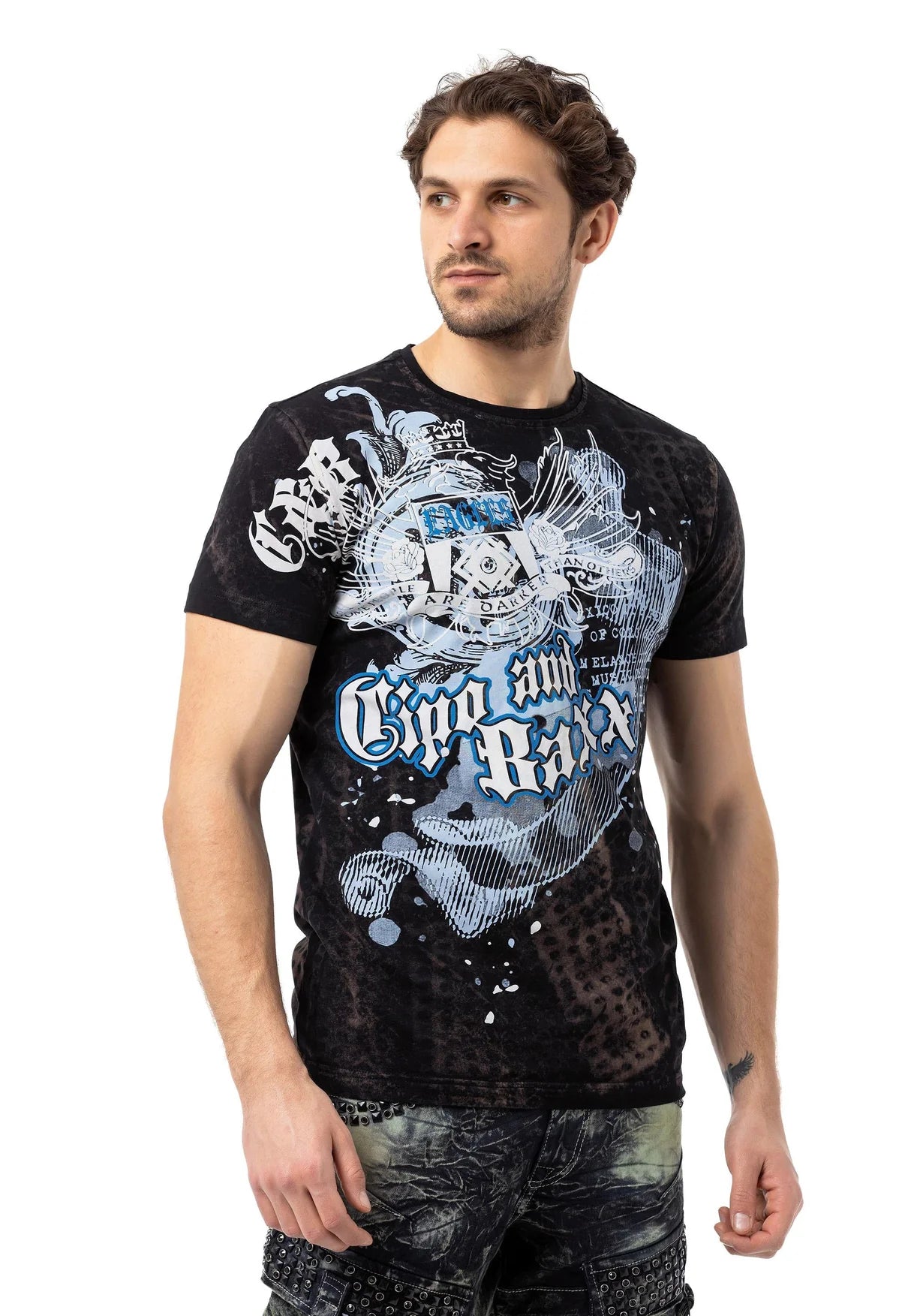 Cipo &amp; Baxx WATERFORD Camiseta Hombre CT694