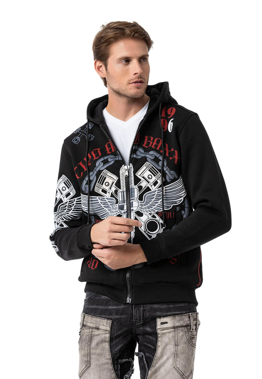 Cipo & Baxx CAYMAN Herren Kapuzen Hoodi Sweatshirt CL572