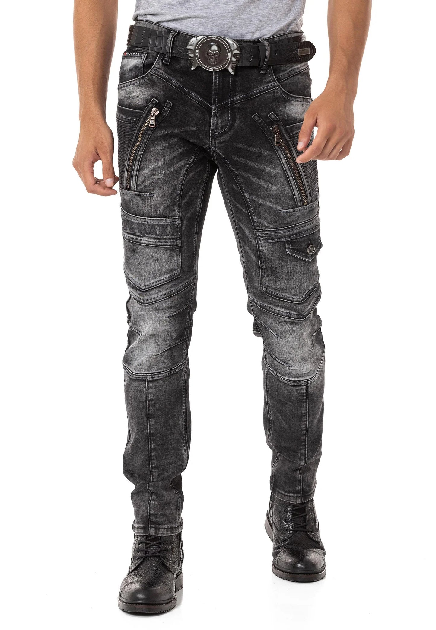 Cipo & Baxx STARGATE Herren Jeans Denim Black CD844