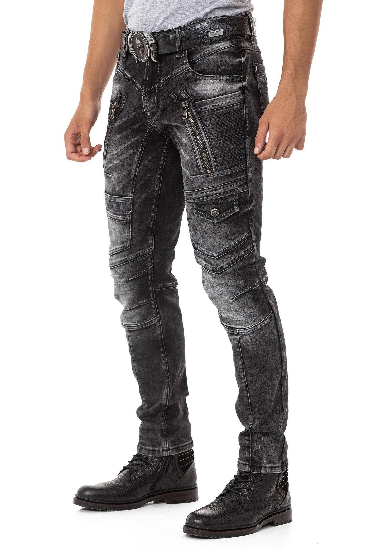 Cipo & Baxx STARGATE Herren Jeans Denim Black CD844