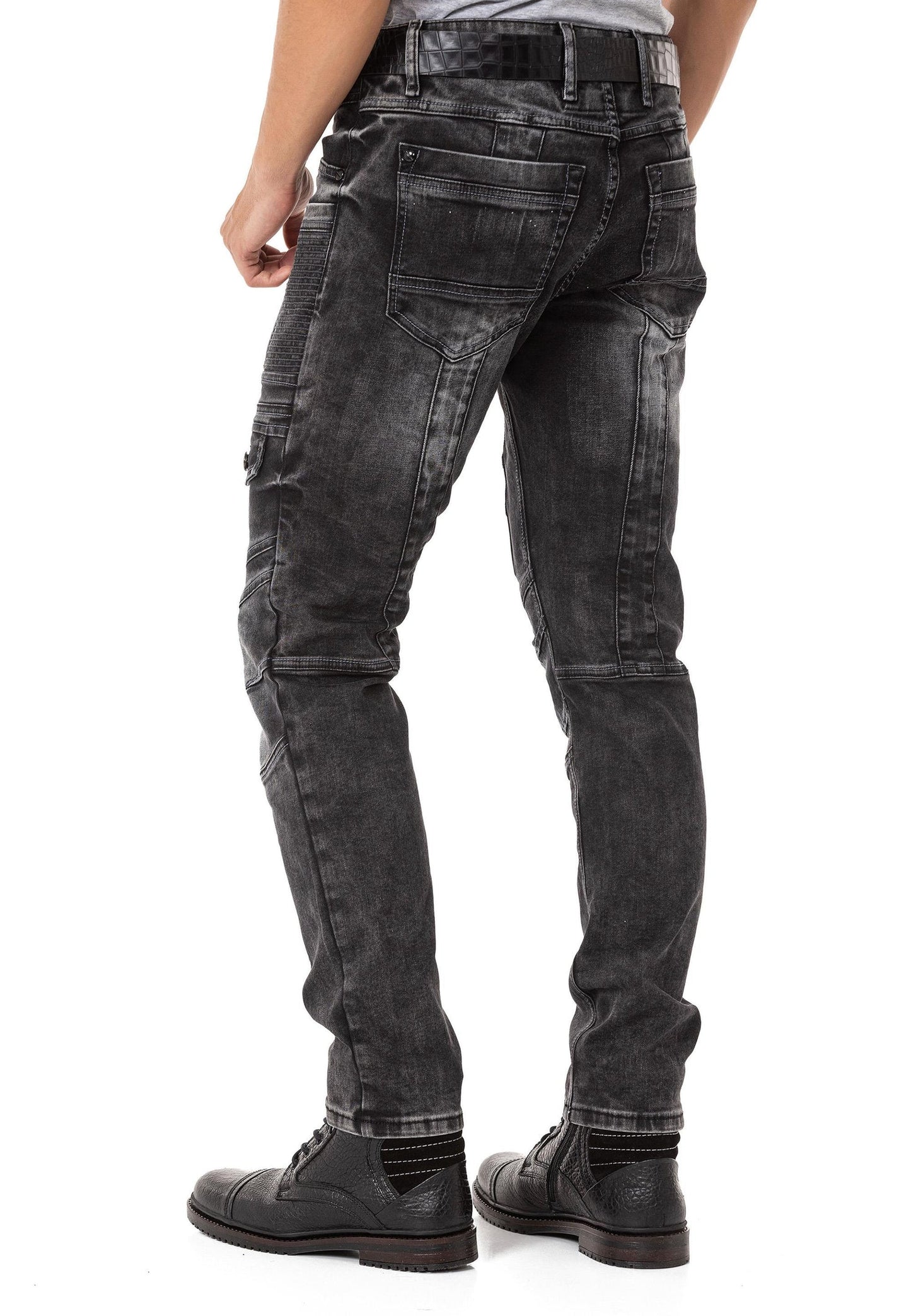 Cipo & Baxx STARGATE Herren Jeans Denim Black CD844