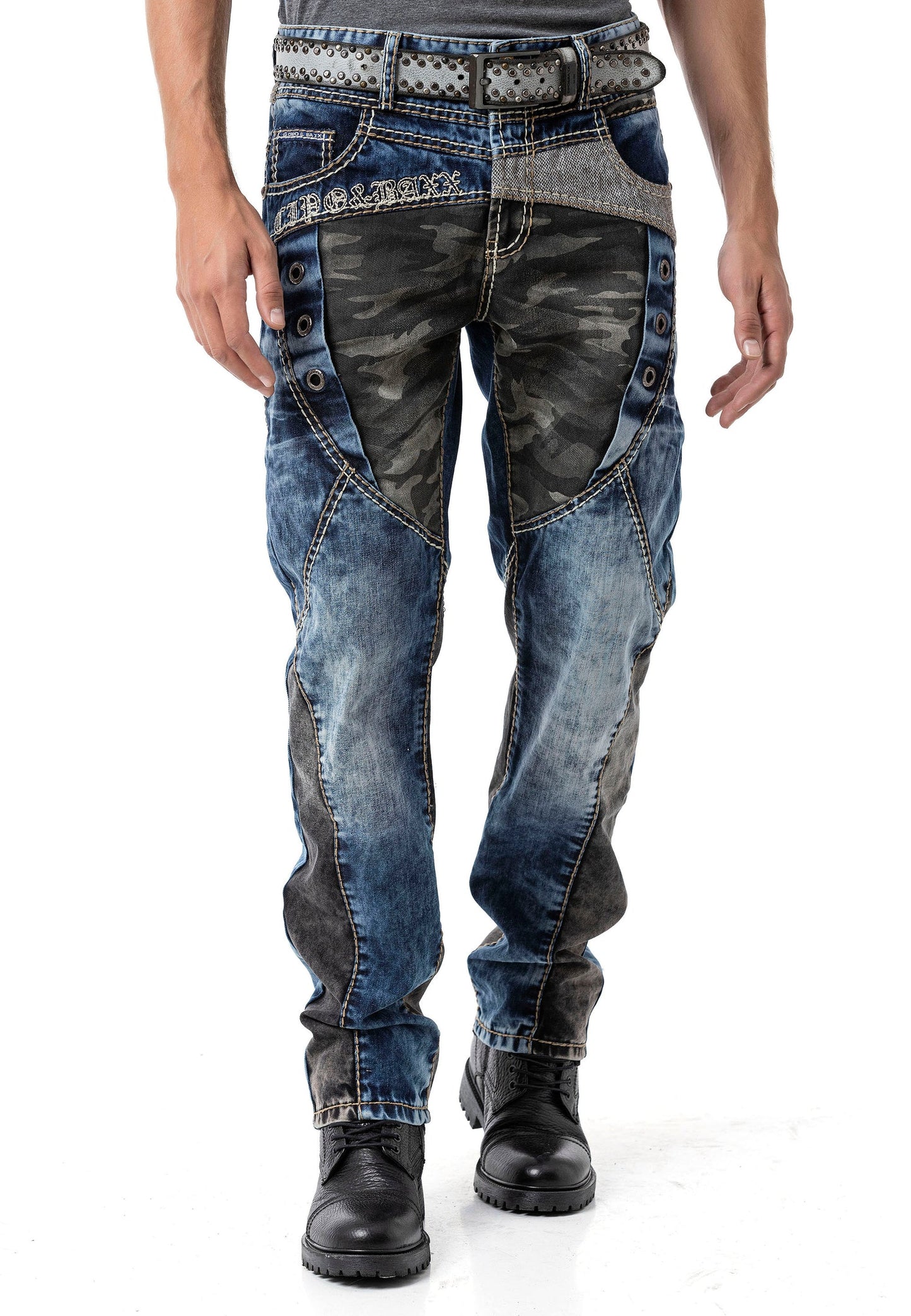 Cipo & Baxx CONTRIB Herren Jeans Denim CD894