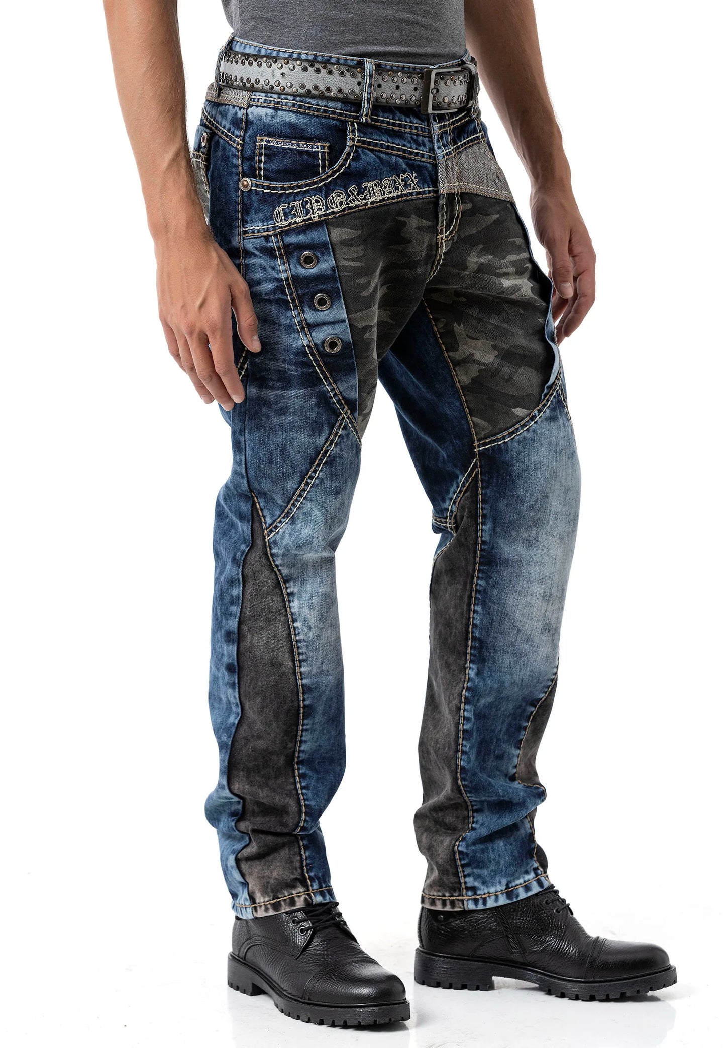 Cipo & Baxx CONTRIB Herren Jeans Denim CD894