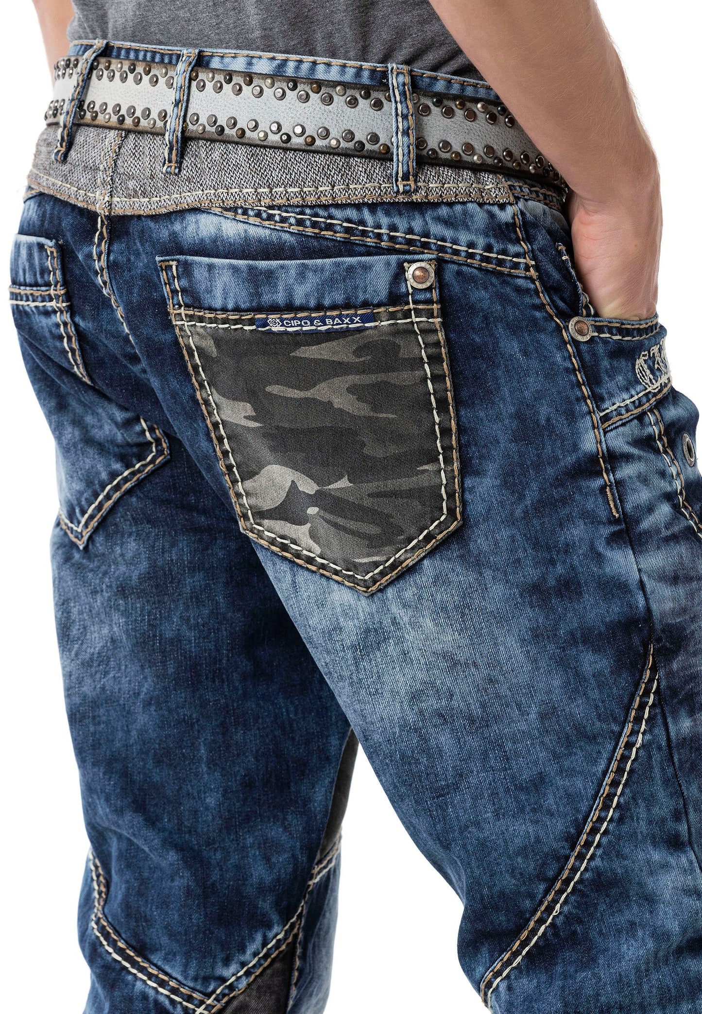 Cipo & Baxx CONTRIB Herren Jeans Denim CD894