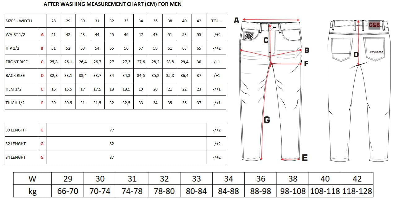 Vaqueros de hombre Cipo &amp; Baxx TRIPLE LAYER denim CD466