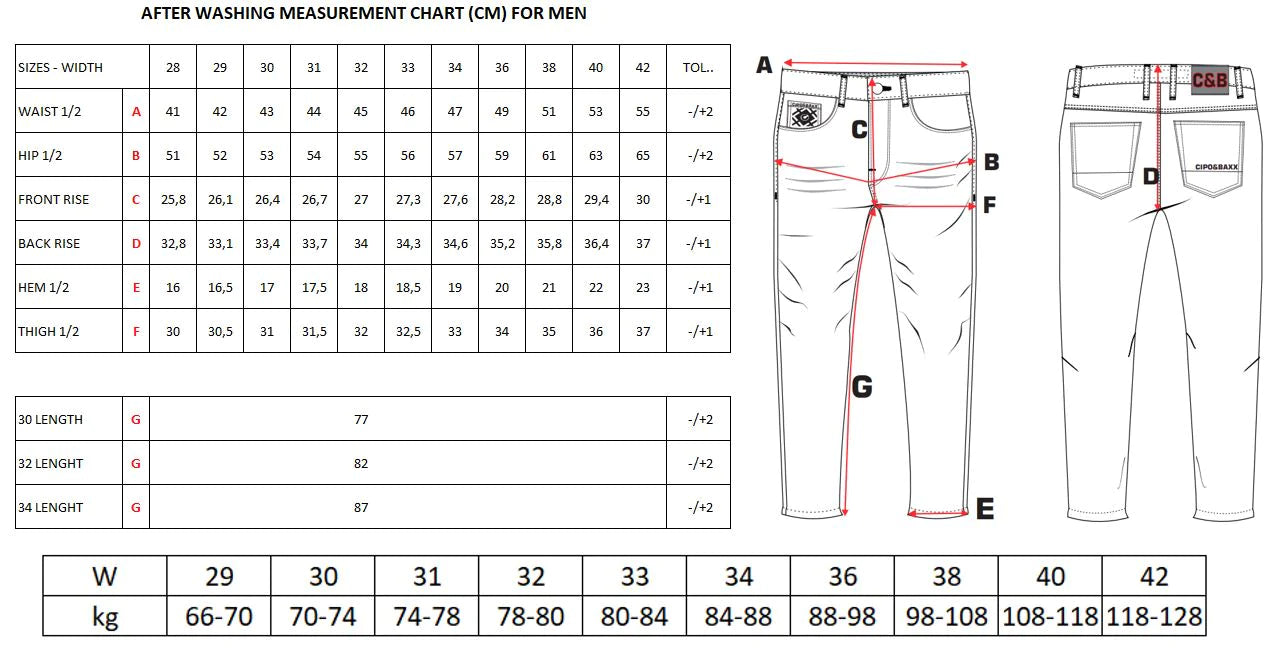 Cipo &amp; Baxx PANAMA Men's Jeans Denim CD581