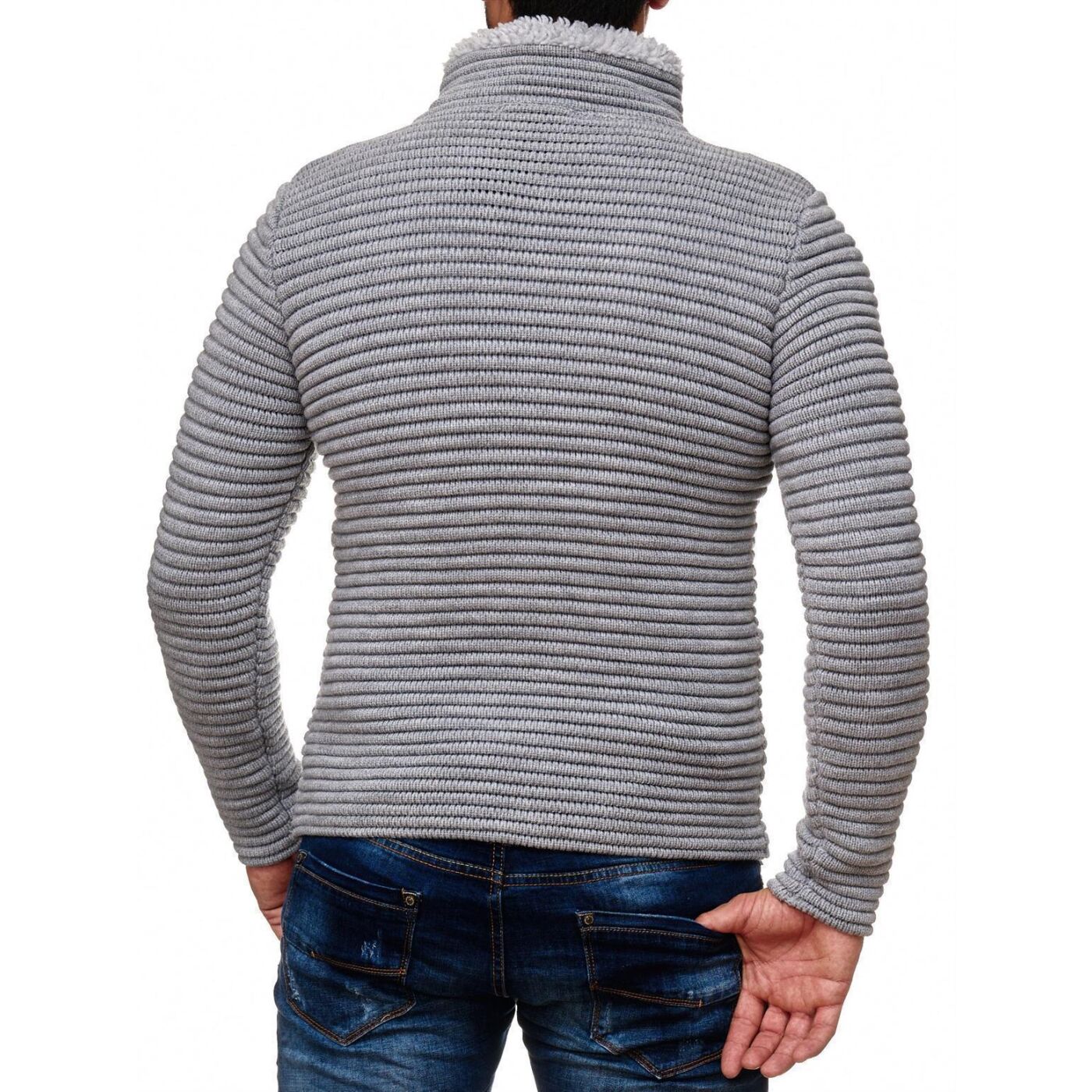 Redbridge ROBIUS men's cardigan gray M3631