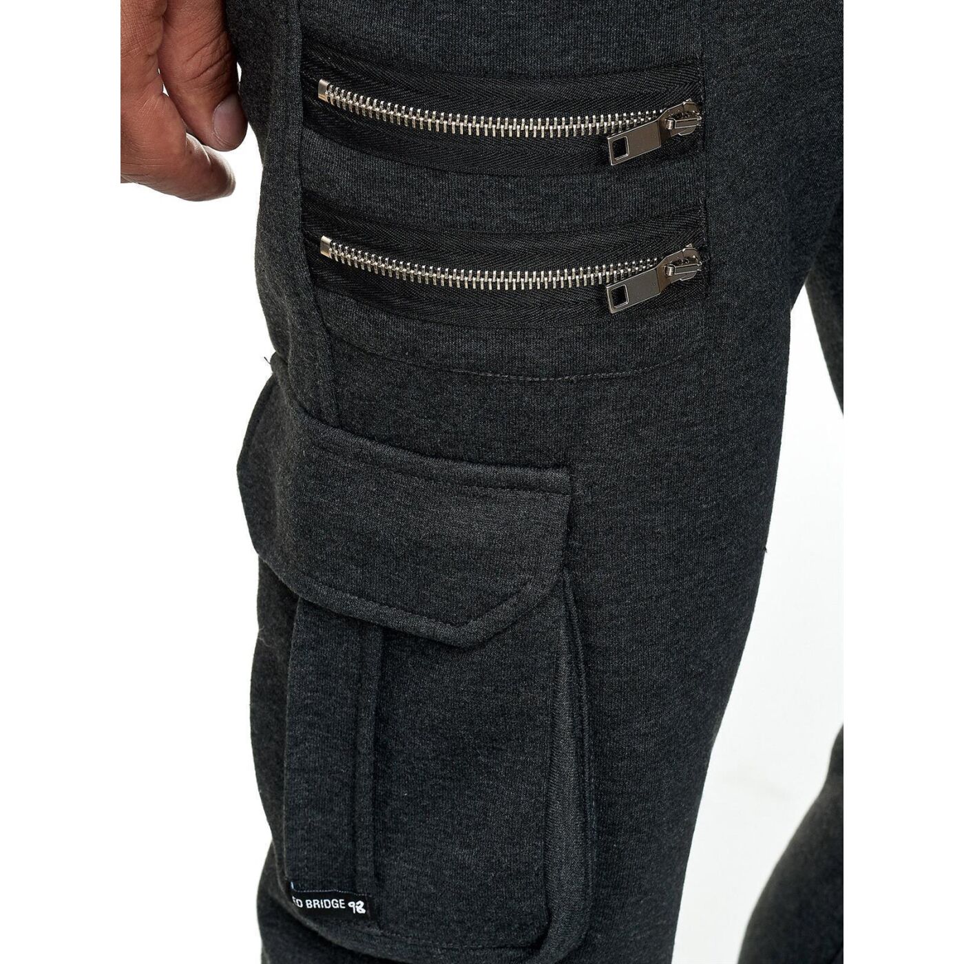 Redbridge RONAN Pantalón de jogging para hombre negro M4246