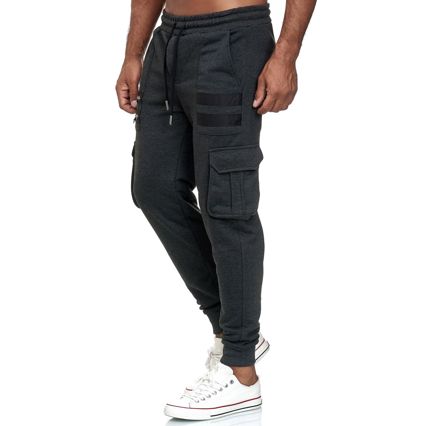 Redbridge RONAN Pantalón de jogging para hombre negro M4246