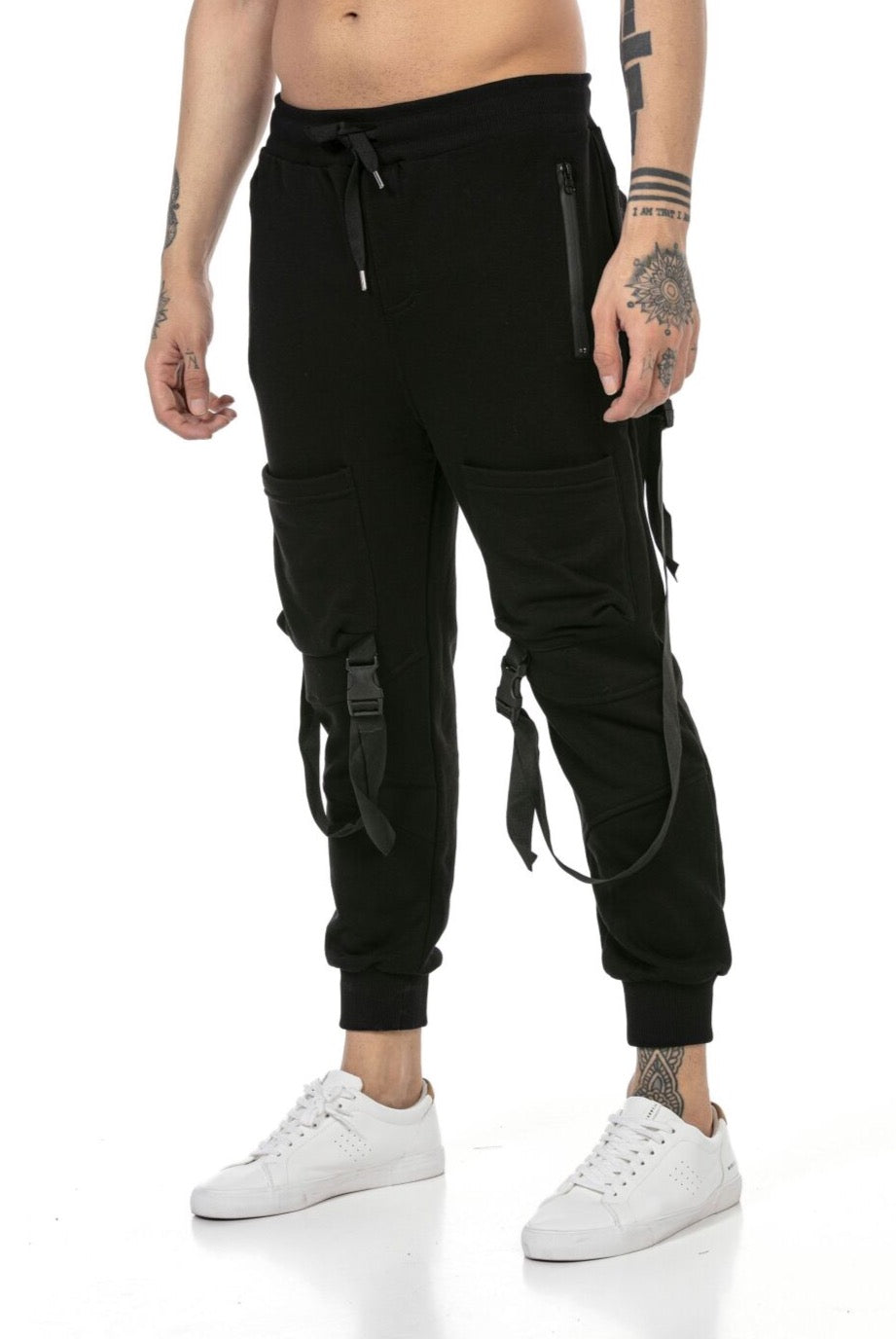 Redbridge RONAN Pantalón de jogging para hombre negro M4246