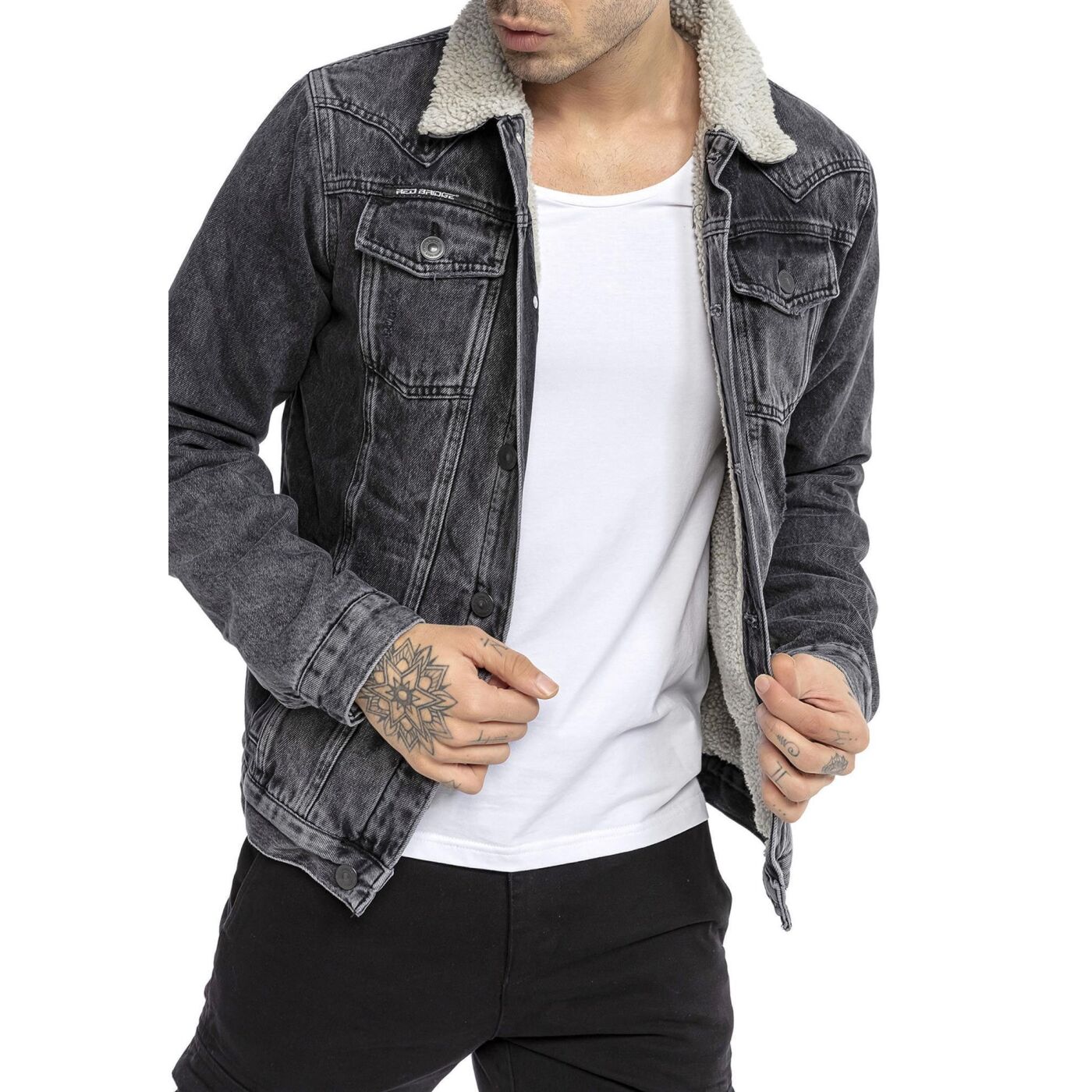 Redbridge By Cipo &amp; Baxx TROY Chaqueta vaquera para hombre Denim M6059