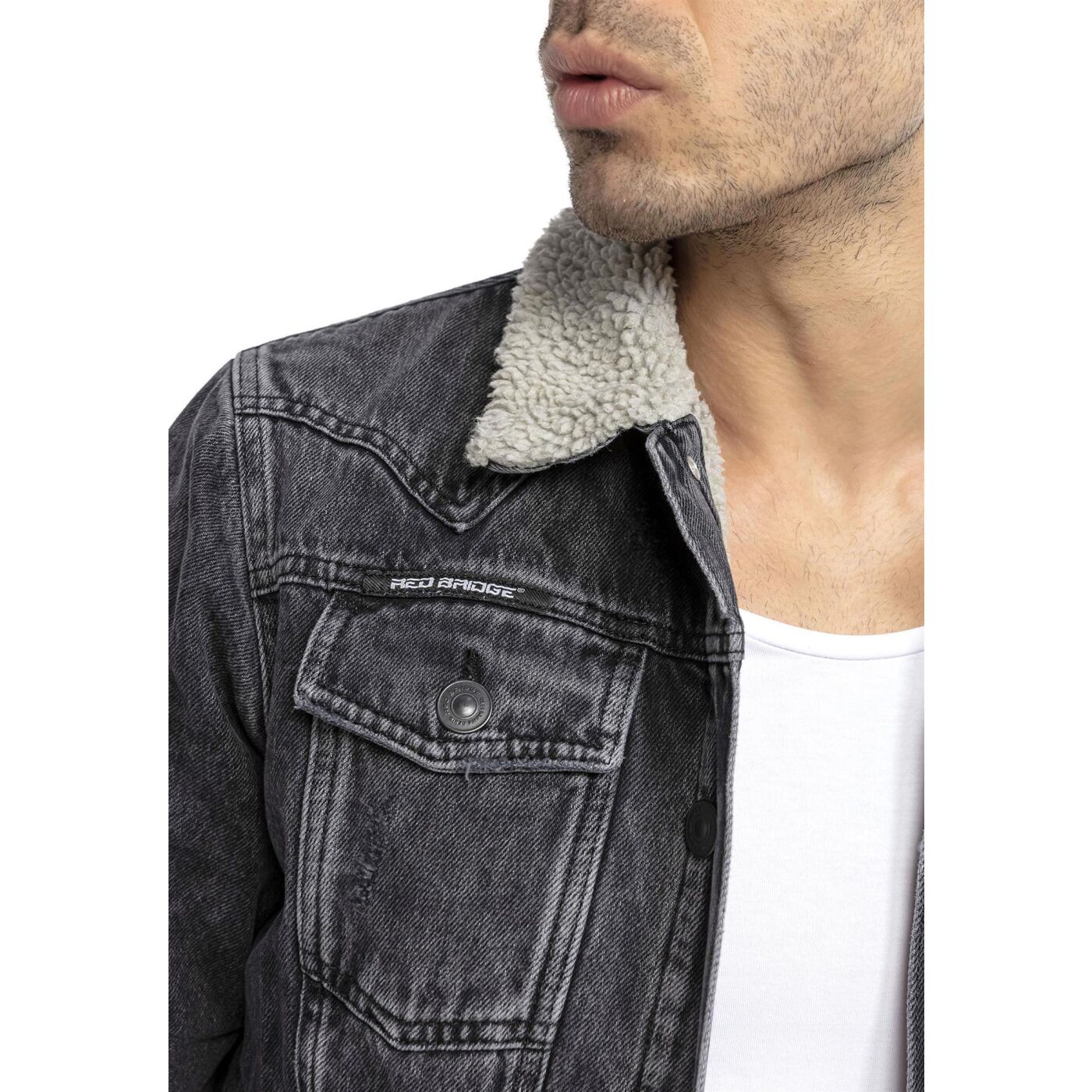 Redbridge By Cipo &amp; Baxx TROY Chaqueta vaquera para hombre Denim M6059