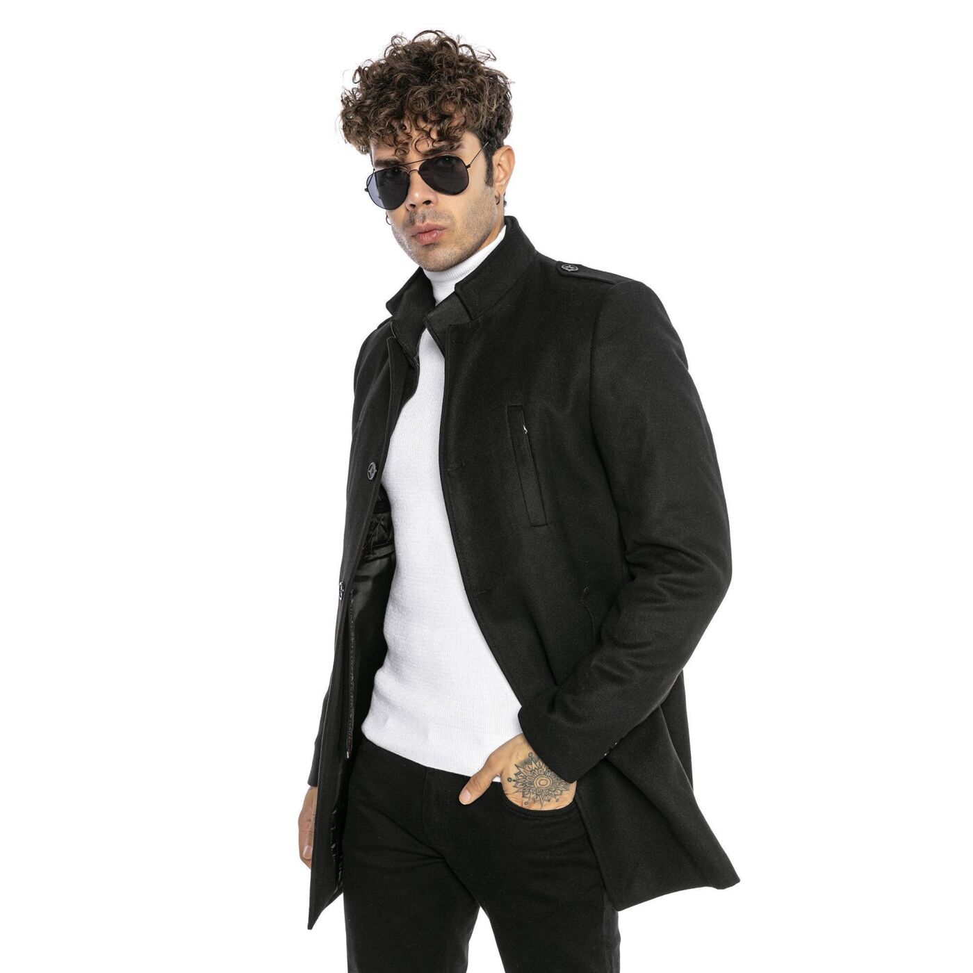 persvision Schw M6083 Herren Redbridge Slim-Fit – Winterjacke Mantel elegante Jacke