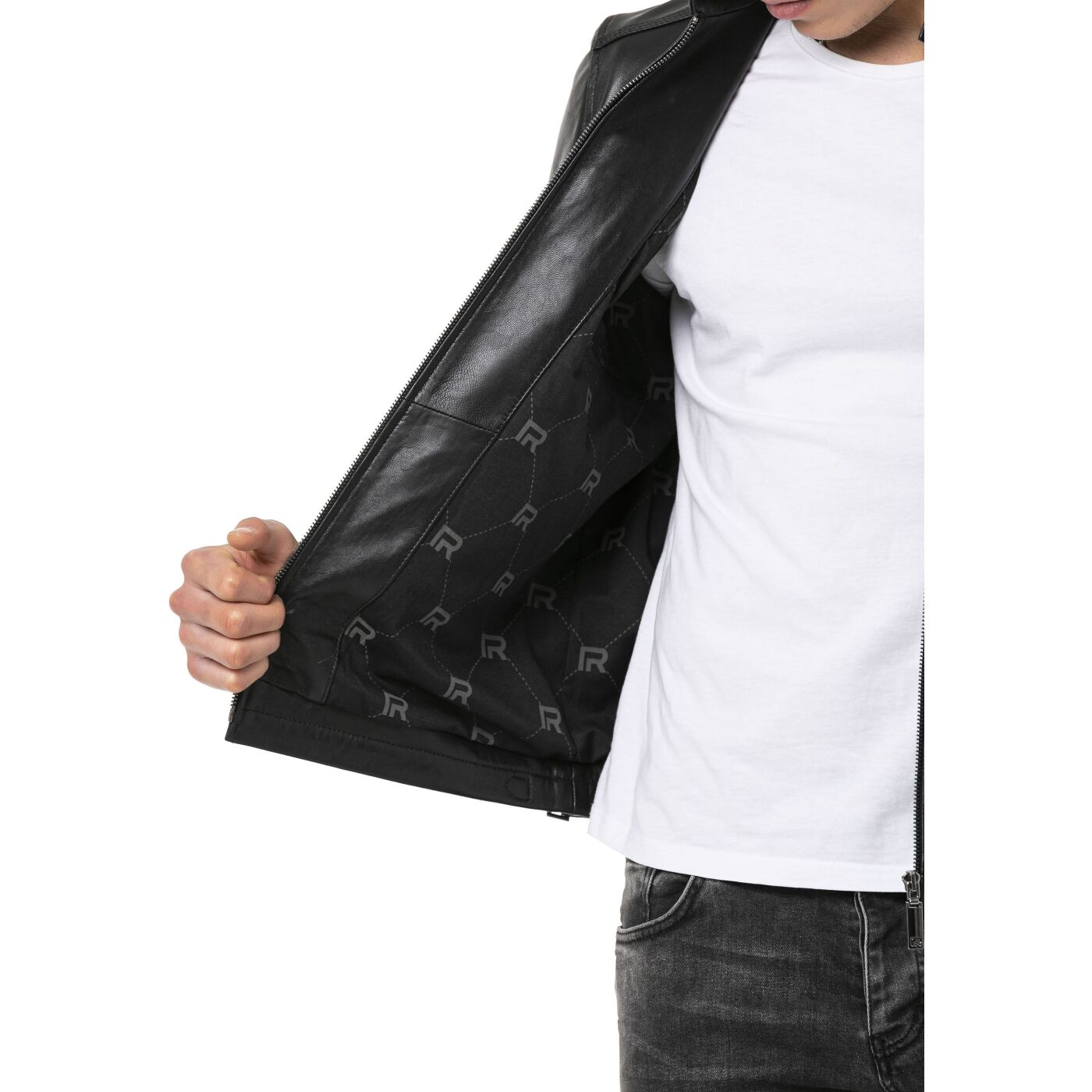 Redbridge WINSON men's GENUINE leather jacket