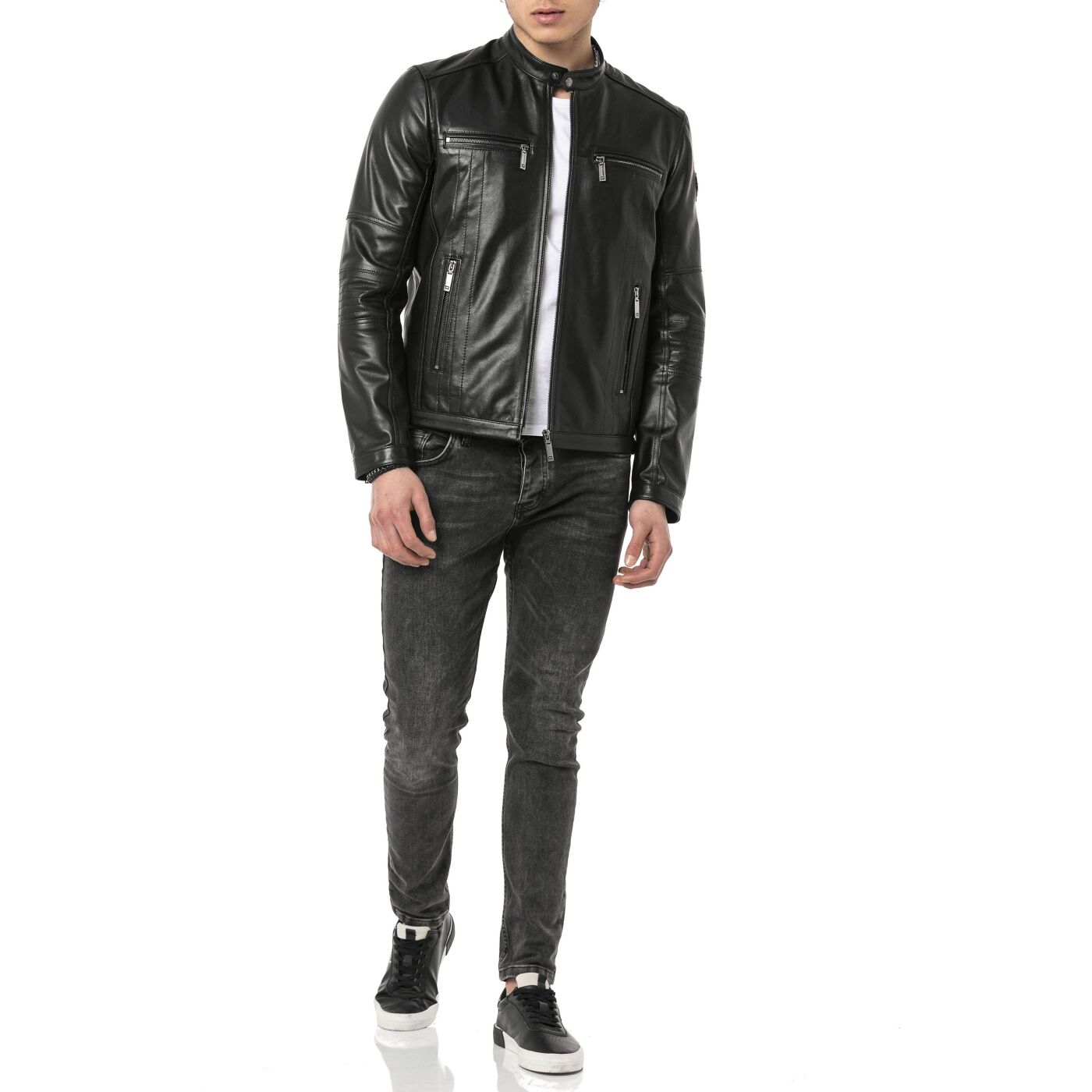 Redbridge WINSON men's GENUINE leather jacket