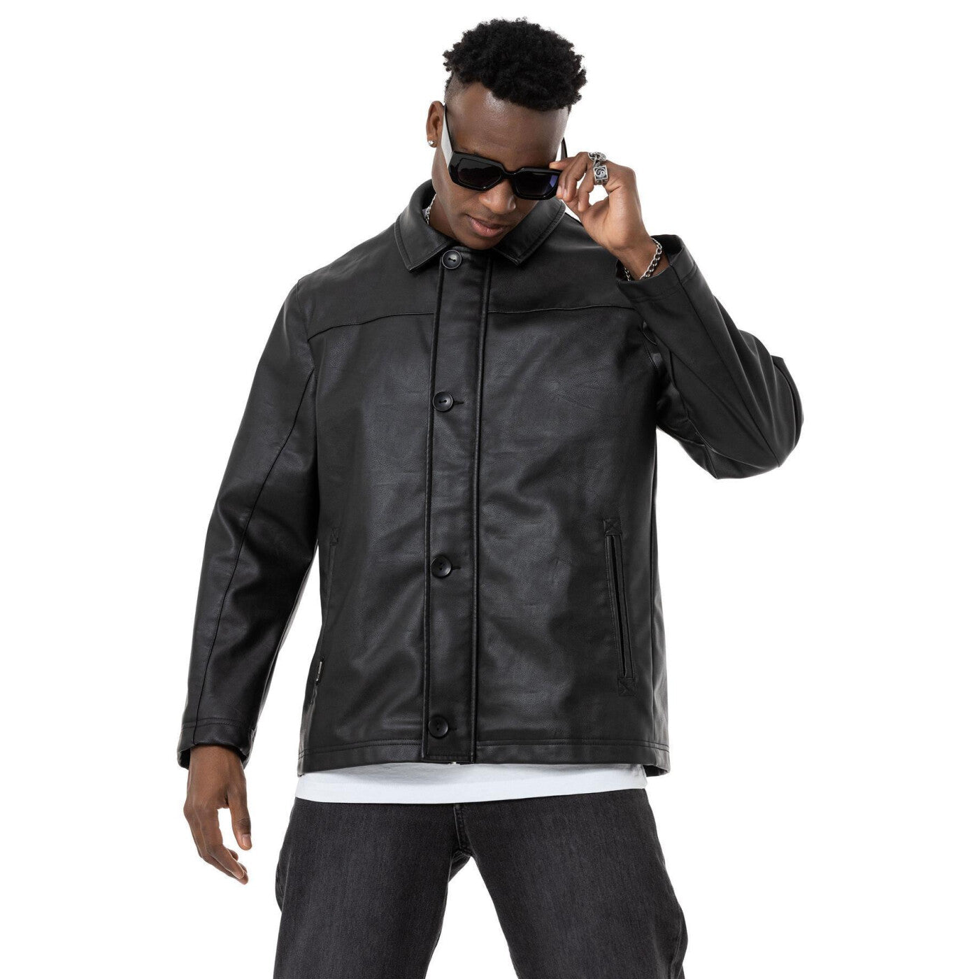 Chaqueta de cuero hombre Redbridge DAVIDSON