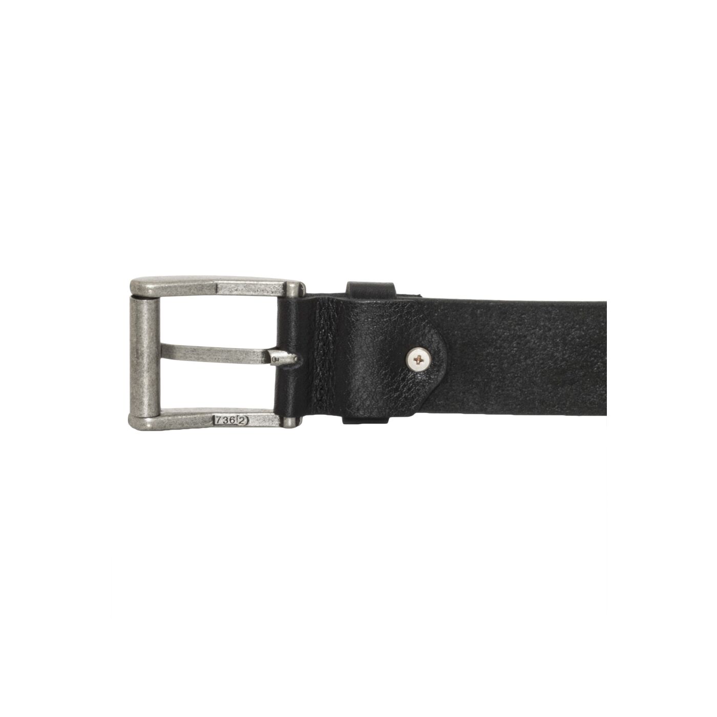 Redbridge men's belt genuine leather with rivets rivet belt M7040 Black