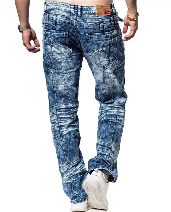 Kosmo Lupo ROCKFORD Herren Jeans Denim Straight Cut