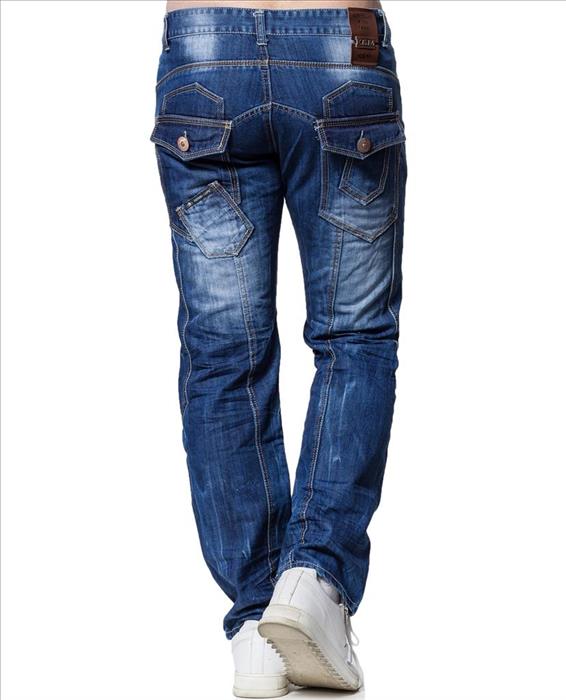 Kosmo Lupo BOLTEN men's jeans denim straight cut