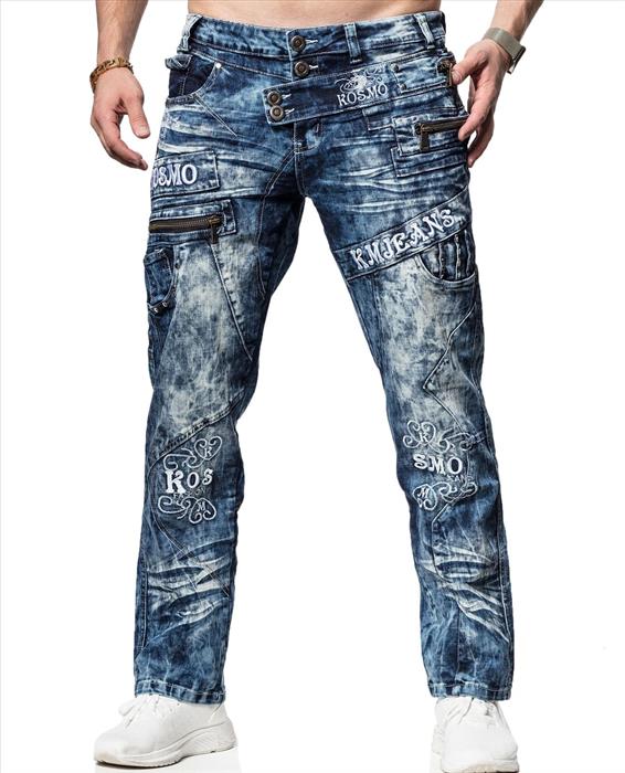 K&M Kosmo Lupo CHASE Herren Jeans Denim Straight Cut