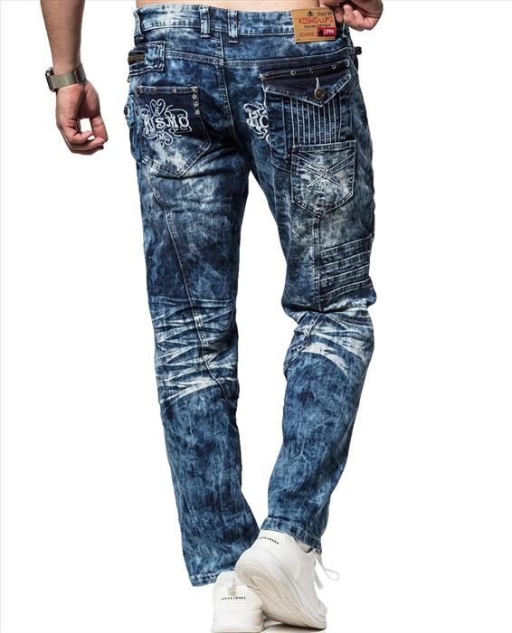 K&M Kosmo Lupo CHASE Herren Jeans Denim Straight Cut