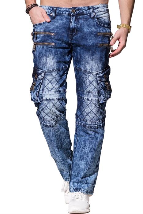 Kosmo Lupo ROCKFORD jeans de hombre denim corte recto