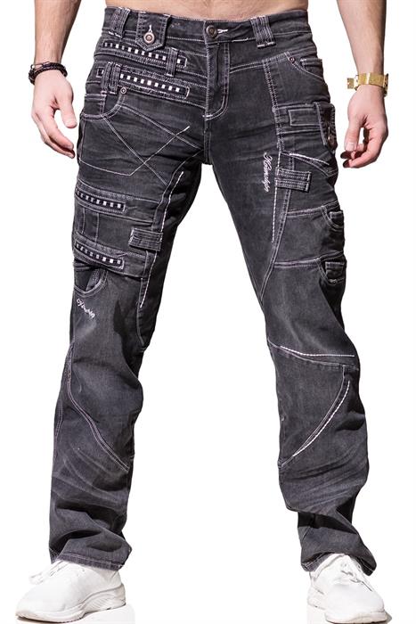 Kosmo Lupo ROCKFORD jeans de hombre denim corte recto