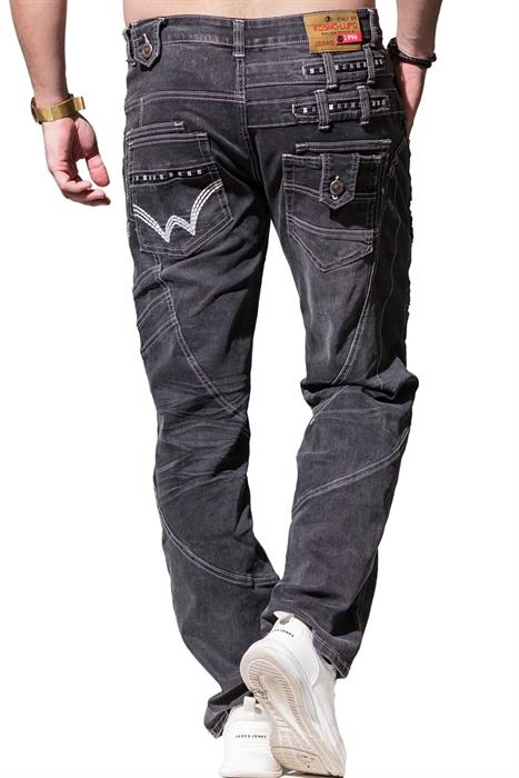 Kosmo Lupo ROCKFORD jeans de hombre denim corte recto