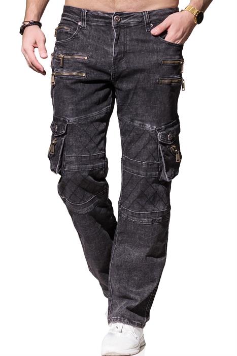 Kosmo Lupo ROCKFORD jeans de hombre denim corte recto