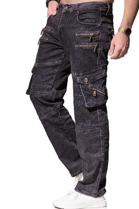 Kosmo Lupo ROCKFORD jeans de hombre denim corte recto