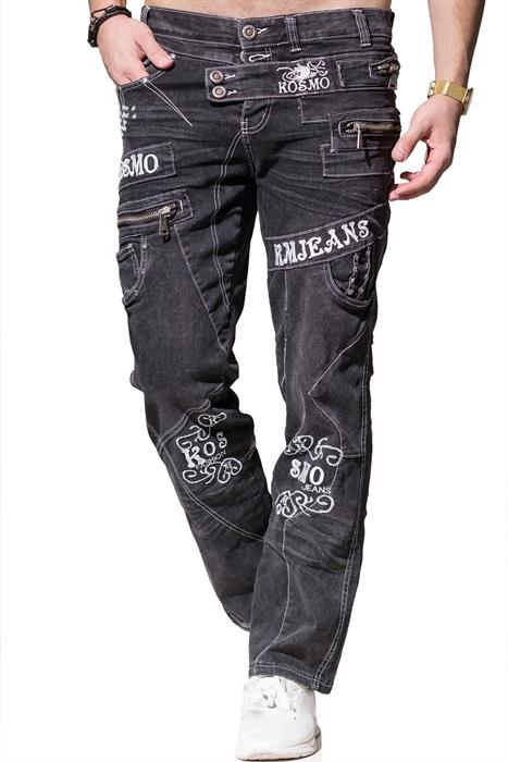 Kosmo Lupo ROCKFORD jeans de hombre denim corte recto