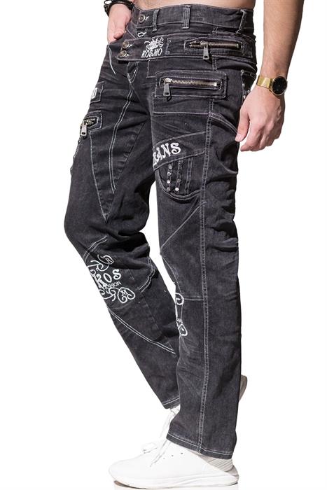 Kosmo Lupo ROCKFORD jeans de hombre denim corte recto