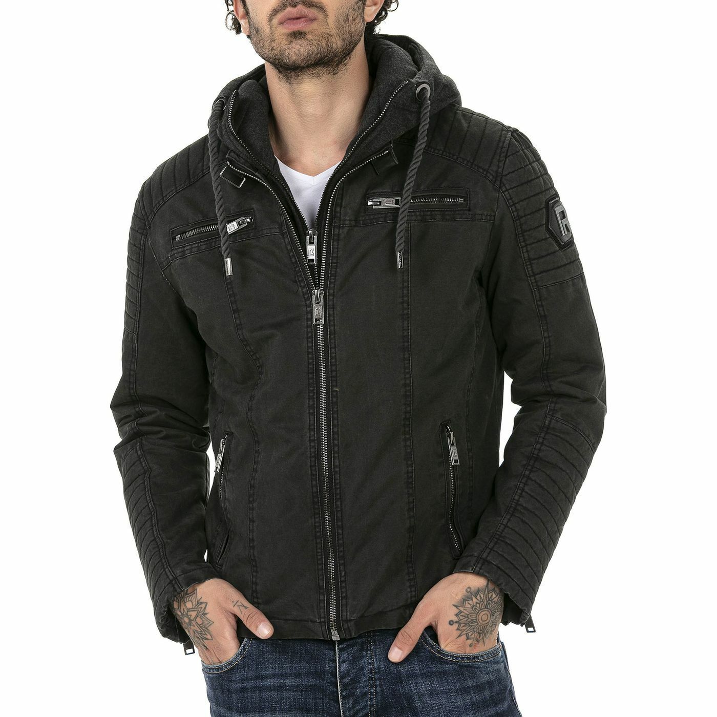 Redbridge FREEMONT Herren Jacke Kapuze M6053H