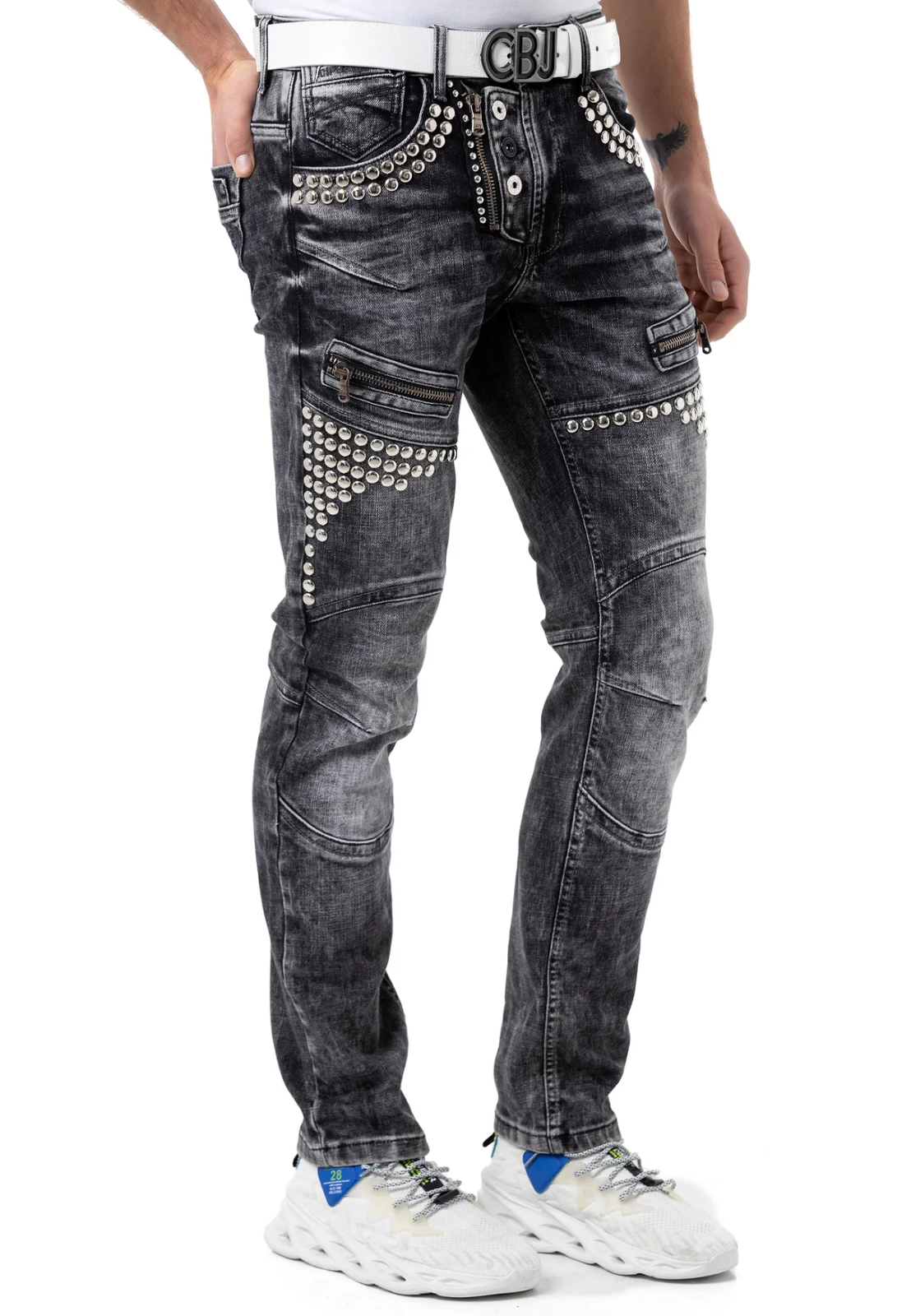 Cipo &amp; Baxx HARRISON Vaqueros Hombre Denim CD733