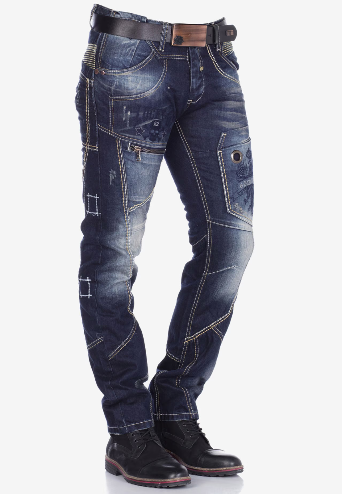 Cipo & Baxx FRASCATI Herren Jeans Denim Blau C-1114