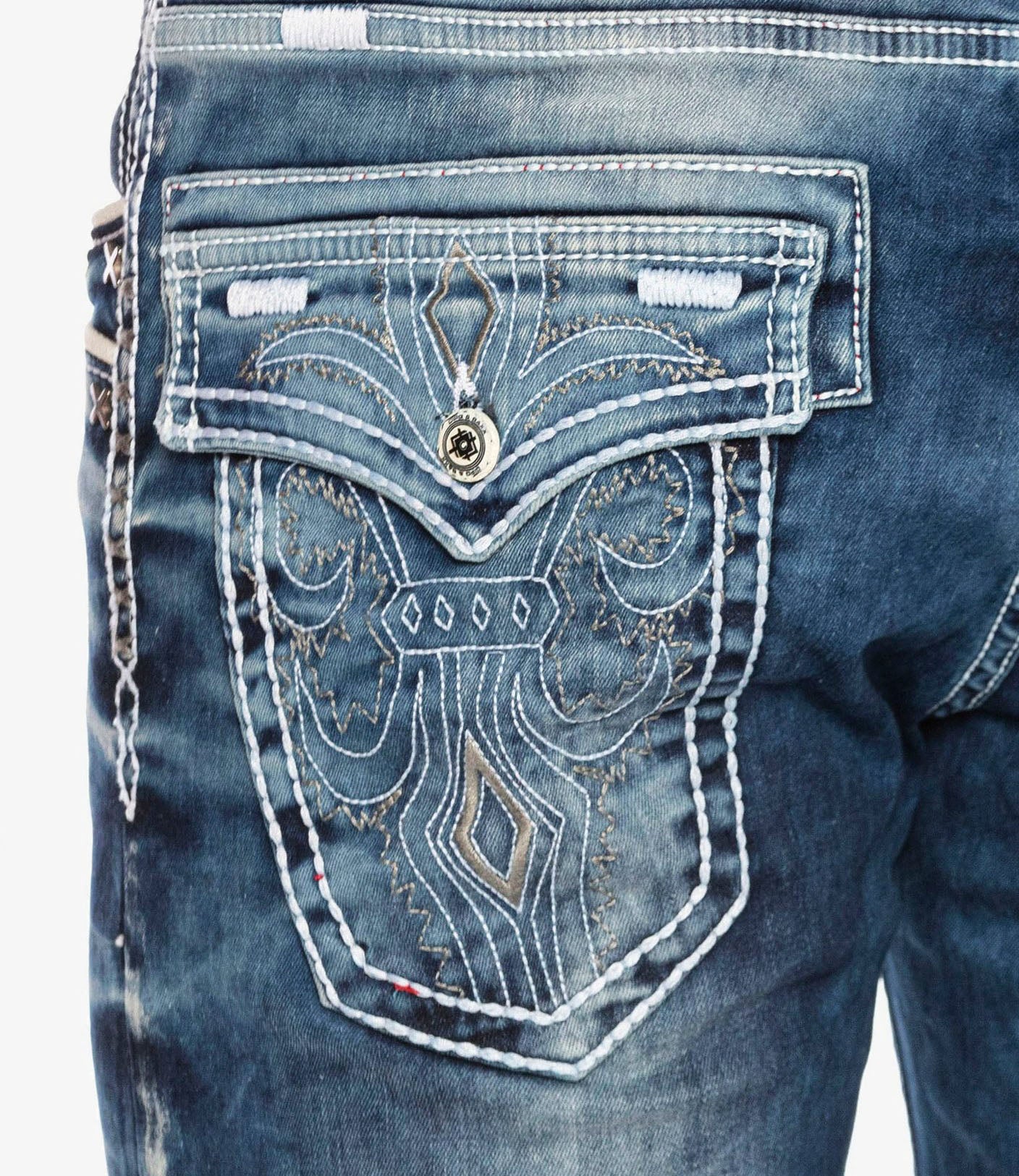 Cipo &amp; Baxx TYLER Vaqueros Hombre Denim CD314