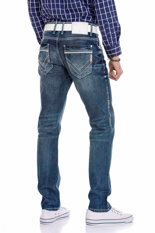 Cipo &amp; Baxx ASTI Vaqueros Hombre Denim CD184