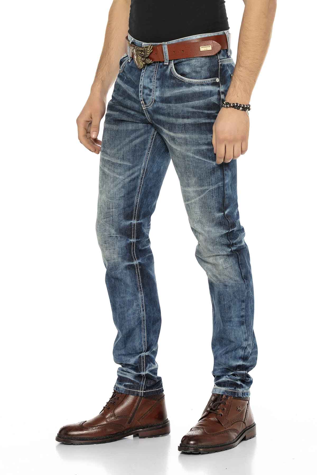 Cipo &amp; Baxx JAY Vaqueros Hombre Denim CD328