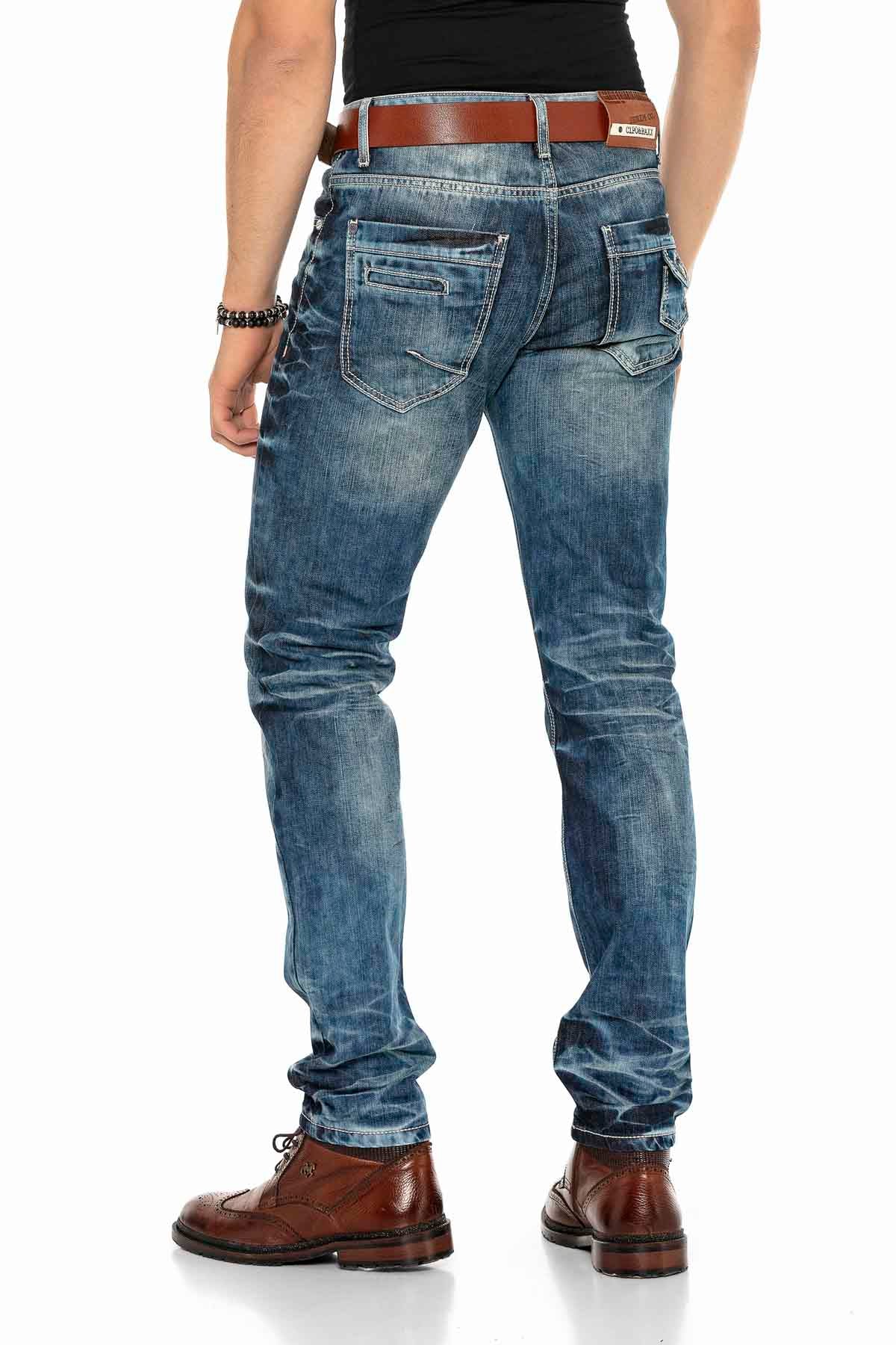 Cipo &amp; Baxx JAY Vaqueros Hombre Denim CD328