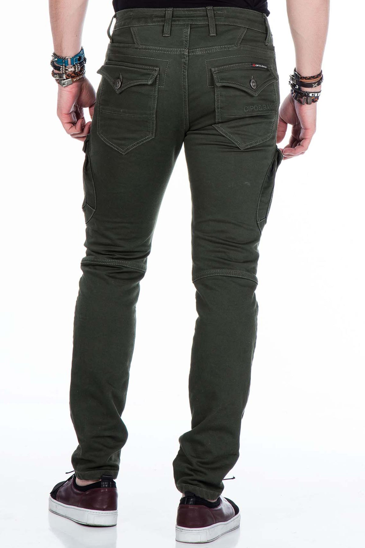 Cipo & Baxx LIVORNO Herren Cargo Jeans CD424