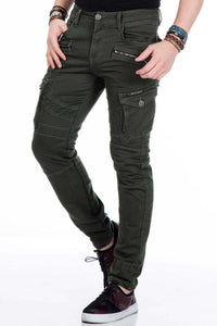 Cipo & Baxx LIVORNO Herren Cargo Jeans CD424