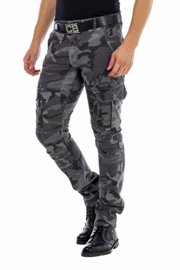 Cipo & Baxx CAMOUFLAGE STONE Herren Jeans CD455