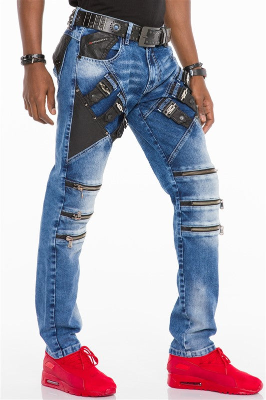 Cipo &amp; Baxx RAPID Vaqueros Hombre Denim CD461