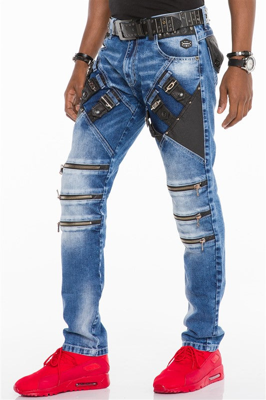 Cipo &amp; Baxx RAPID Vaqueros Hombre Denim CD461