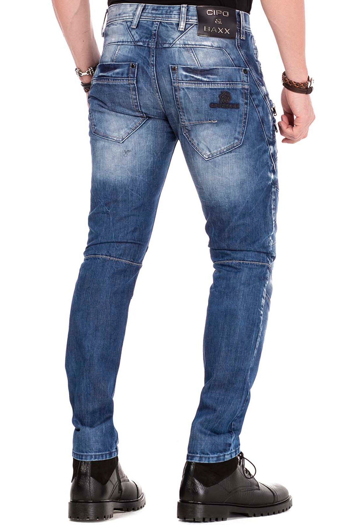 Cipo &amp; Baxx OMAHA men's jeans denim CD491