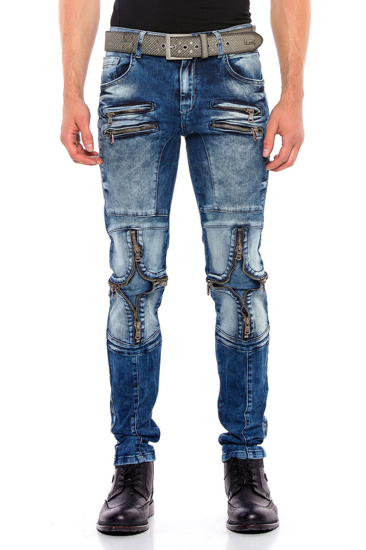 Vaqueros de hombre Cipo &amp; Baxx CROSS denim CD551