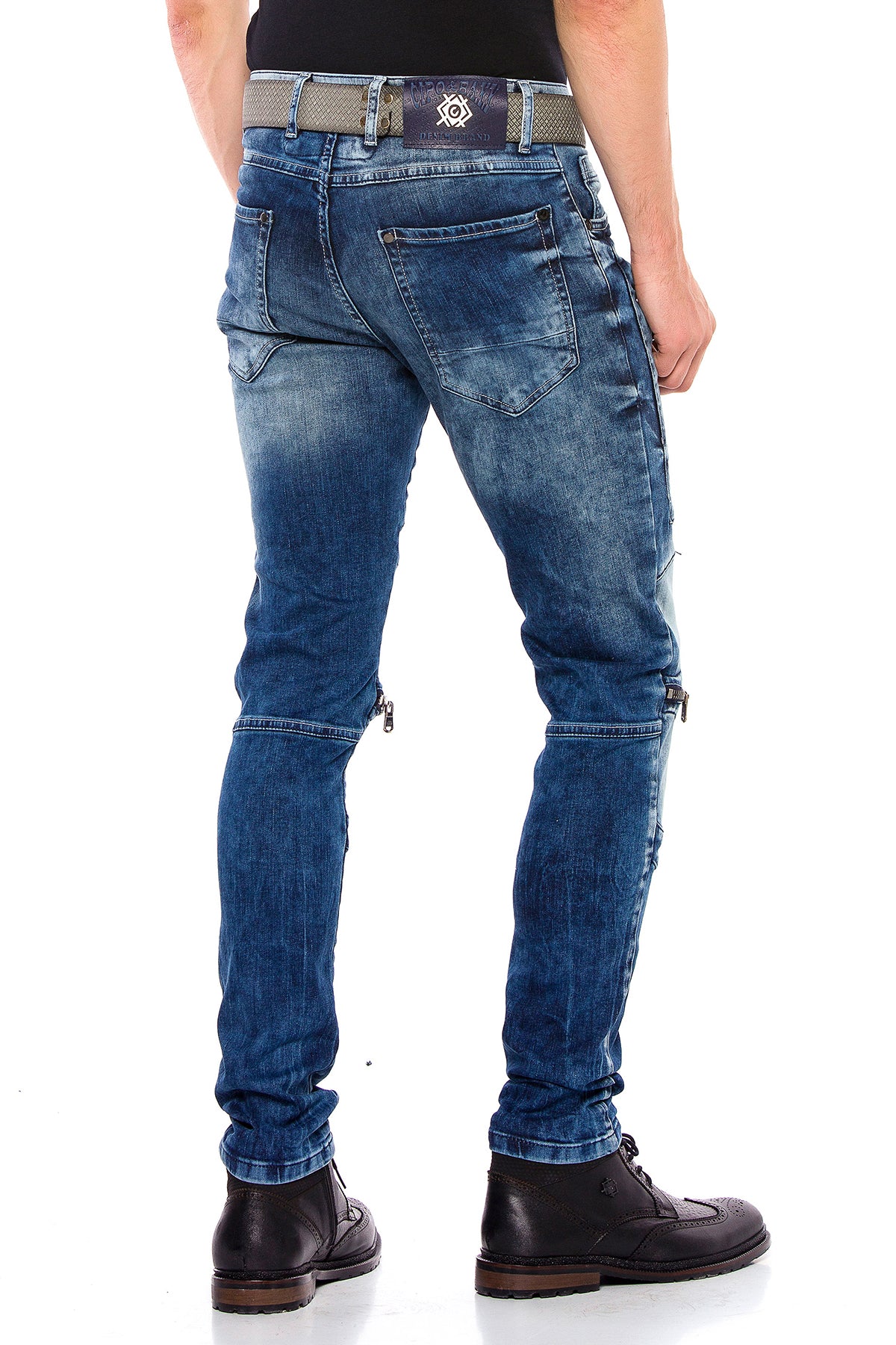 Vaqueros de hombre Cipo &amp; Baxx CROSS denim CD551