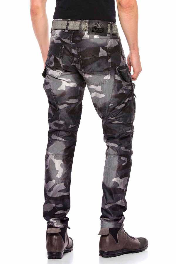 Cipo & Baxx THUNDER CAMOUFLAGE Herren Jeans Denim CD560