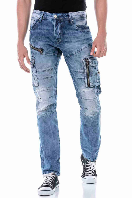 Cipo &amp; Baxx TROY Vaqueros Hombre Denim CD679