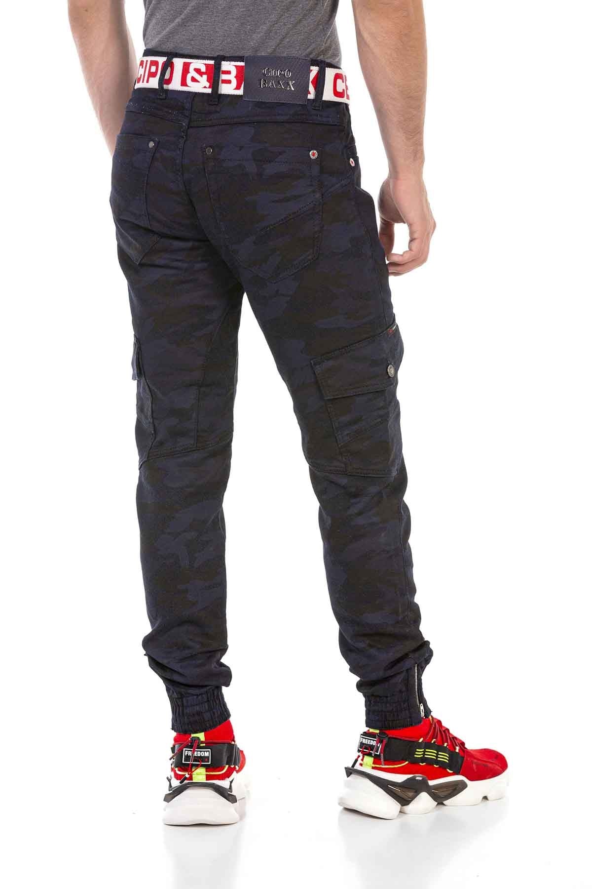 Cipo & Baxx HUDSON Camouflage Herren Cargo Jeans CD690